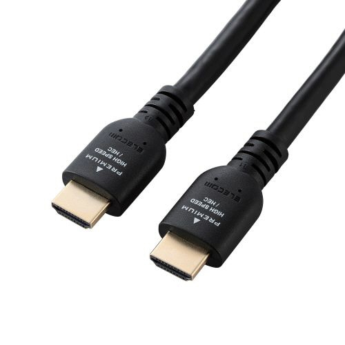 エレコム PREMIUM HIGH SPEED HDMIケーブル ブラック 5.0m DH-HDPS14E50BK2 1本（ご注文単位1本）【直送品】