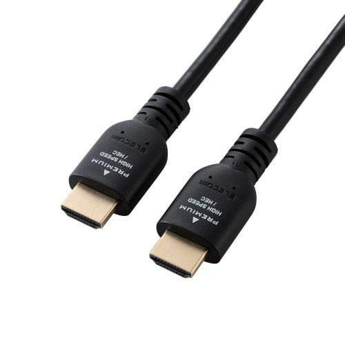 エレコム PREMIUM HIGH SPEED HDMIケーブル ブラック 2.0m DH-HDPS14E20BK2 1本(ご注文単位1本)【直送品】