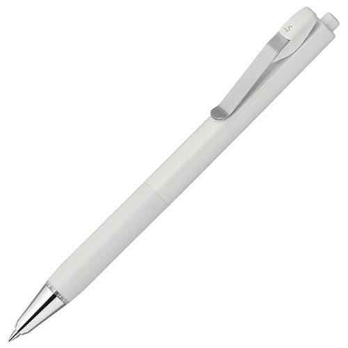 ゼブラ 油性ボールペン ブレンU 0.5mm 黒 (軸色:白) BAS87-W 1セット(10本)/セット（ご注文単位1セット）【直送品】