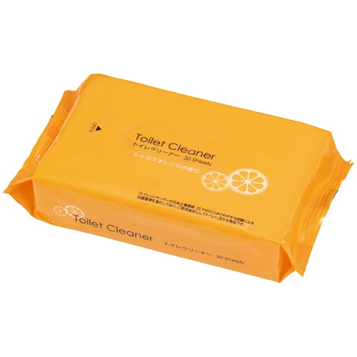 TANOSEE トイレクリーナー 重曹&セスキ シトラスオレンジの香り 1セット(1200枚:30枚×40パック)/セット（ご注文単位1セット）【直送品】