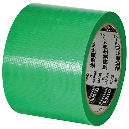 TRUSCO 塗装養生用テープ グリーン 75mm×25m TYT7525-GN 30巻/セット（ご注文単位1セット）【直送品】