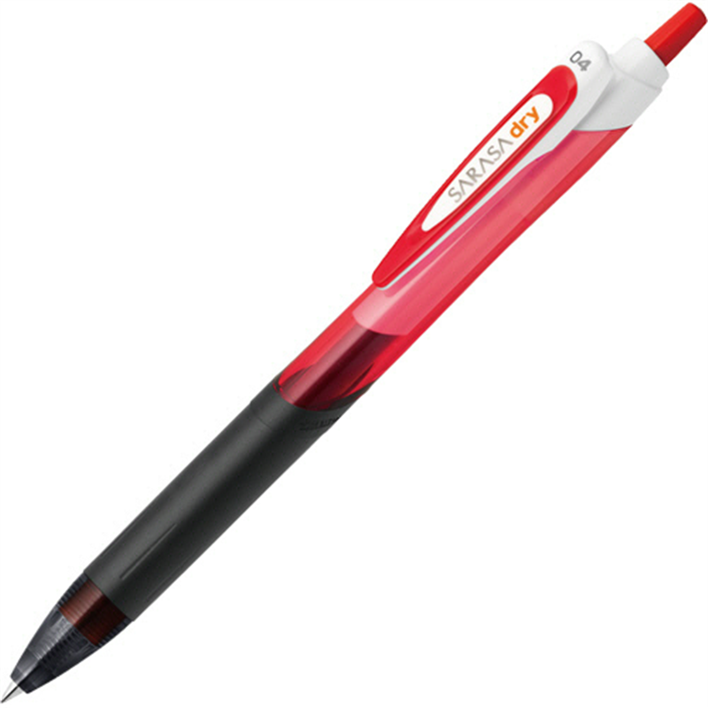 ゼブラ ジェルボールペン サラサドライ 0.4mm 赤 JJS31-R 10本/1セット（ご注文単位1セット）【直送品】