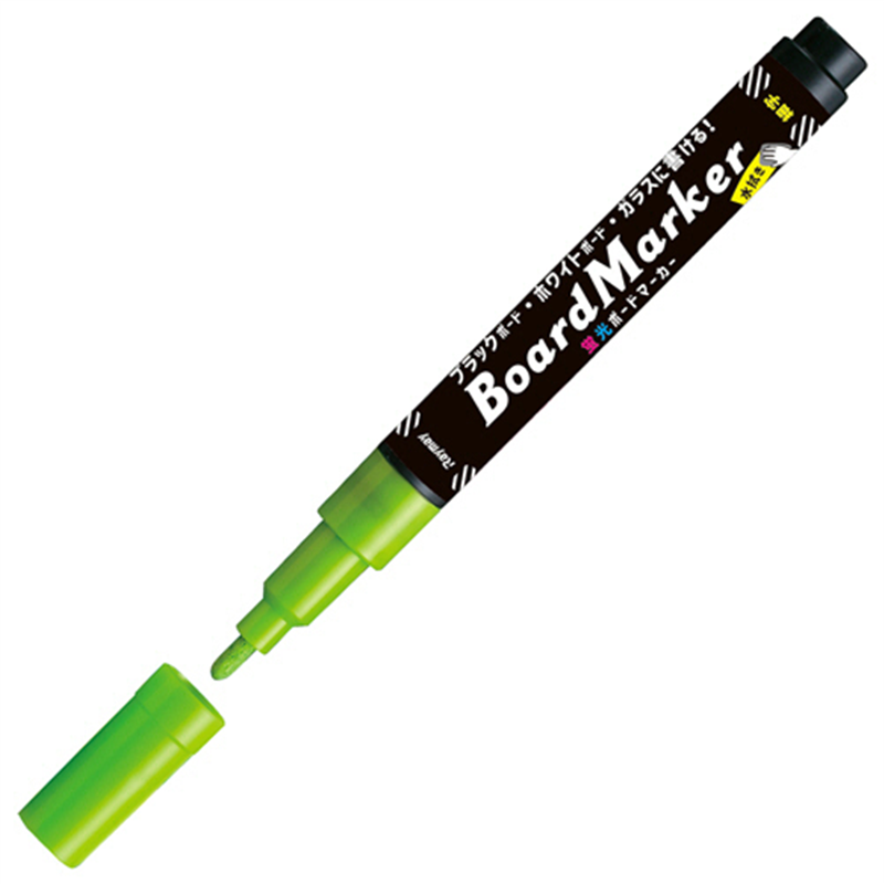 レイメイ藤井 蛍光ボードマーカー 細字 グリーン LBM1045M 1本(ご注文単位1本)【直送品】