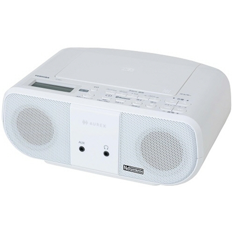 東芝 CDラジオ ホワイト TY-ANC1/W 1台(ご注文単位1台)【直送品】