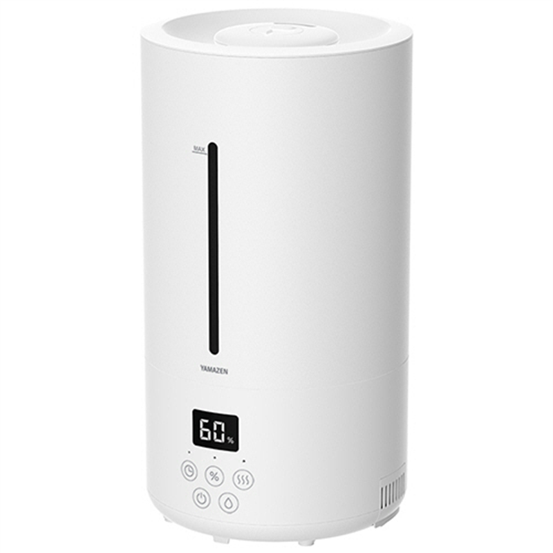 YAMAZEN 湿度センサー付きハイブリッド加湿器 ホワイト MZH-AA50/W 1台（ご注文単位1台）【直送品】