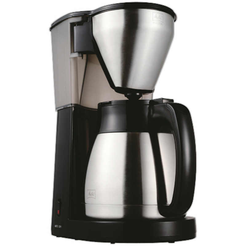 メリタ コーヒーメーカー イージートップサーモ 10杯用 ブラック LKT-1002/B 1台(ご注文単位1台)【直送品】