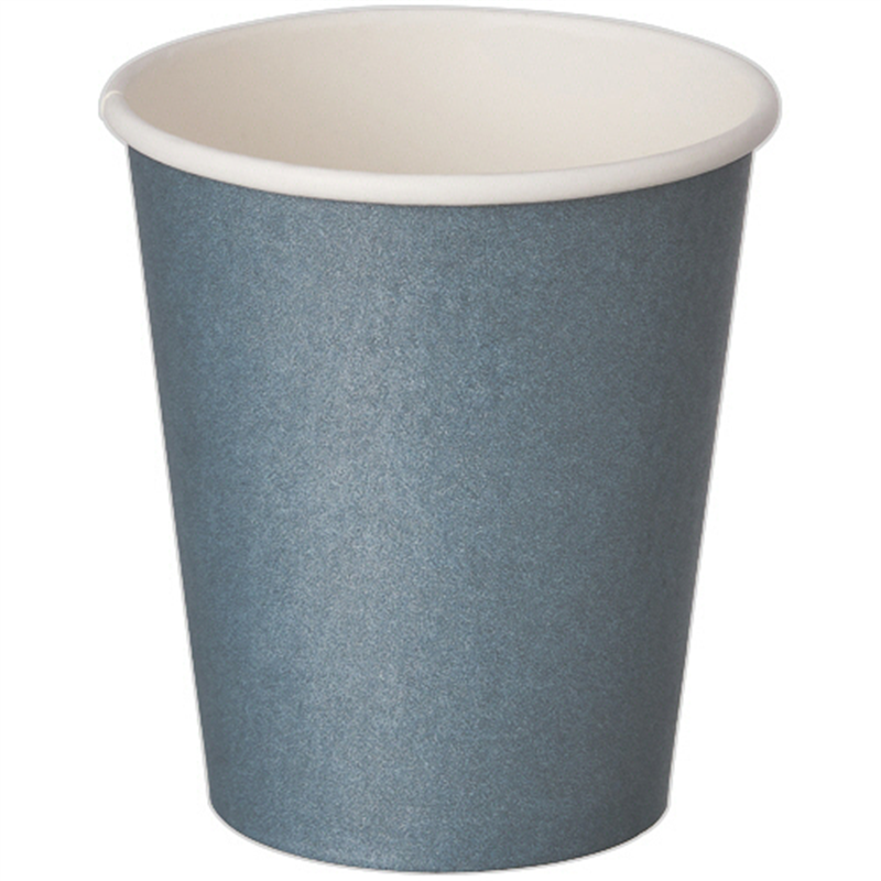アートナップ 厚紙ペーパーカップ 280mL/9オンス デニムグレー 50個/パック（ご注文単位1パック）【直送品】