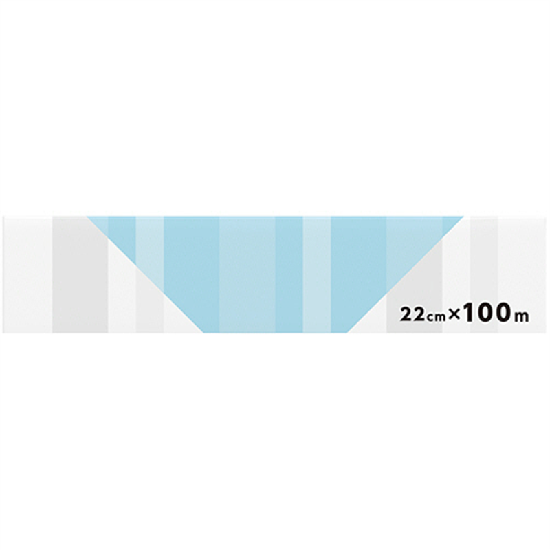 TANOSEE 業務用耐熱ラップ 22cm×100m 1本(ご注文単位1本)【直送品】