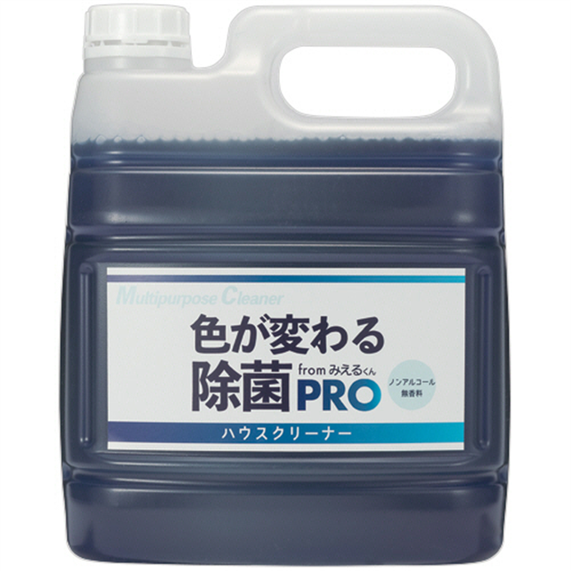 虎変堂 みえるくん 色が変わる除菌PRO 業務用 4L 1本（ご注文単位1本）【直送品】
