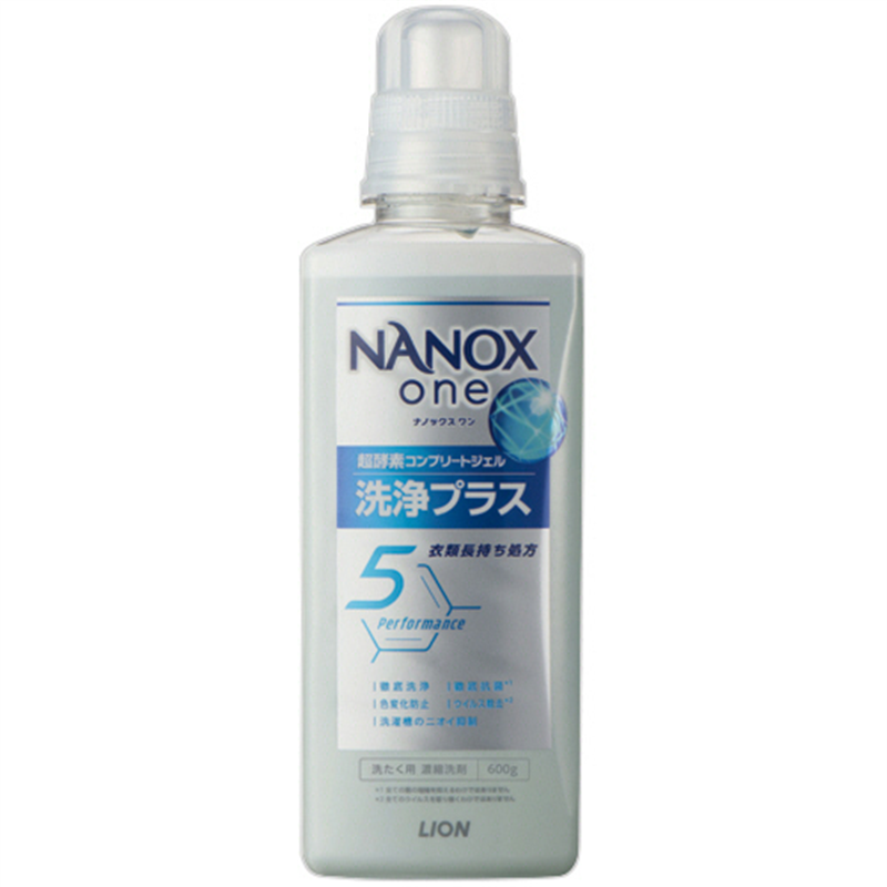 ライオン NANOX one 洗浄プラス 本体 600g 1本（ご注文単位1本）【直送品】