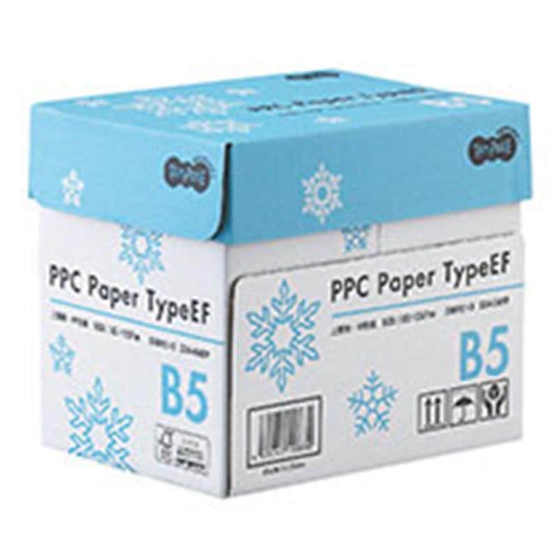 TANOSEE PPC Paper Type EF B5 1箱(2500枚:500枚×5冊) （ご注文単位1箱）【直送品】