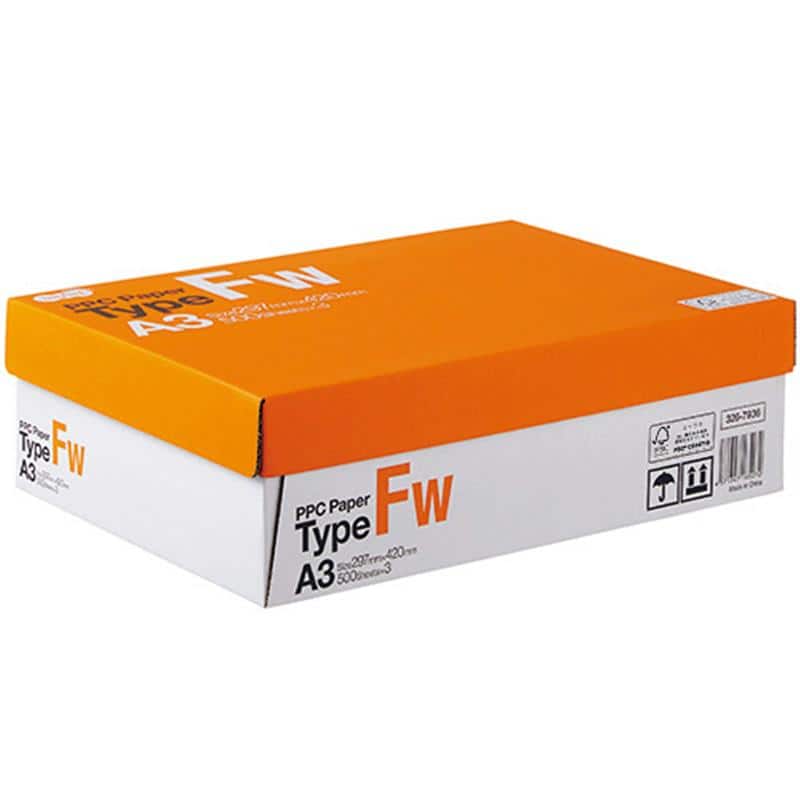 TANOSEE PPC Paper Type FW A3 1箱(1500枚:500枚×3冊) （ご注文単位1箱）【直送品】
