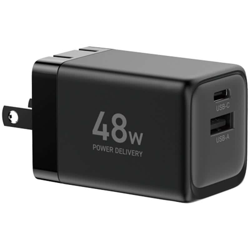YAMAZEN PD対応 USBアダプター 48W C×1・A×1ポート YPD-48CA 1個 (ご注文単位1個)【直送品】