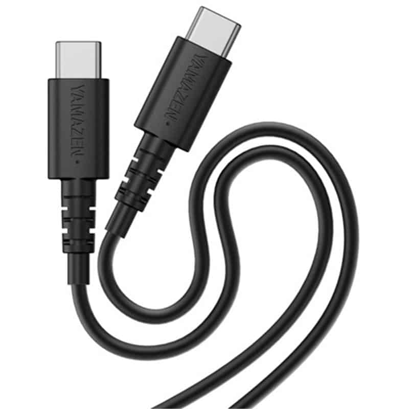 YAMAZEN USB PD シリコンケーブル 1m YPDC-6010S 1本 （ご注文単位1本）【直送品】