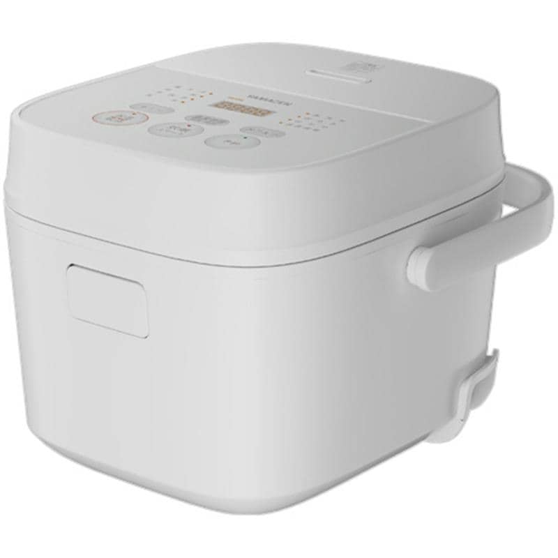 YAMAZEN マイコン炊飯ジャー 3合炊き ホワイト YJT-M05(W) 1台 （ご注文単位1台）【直送品】