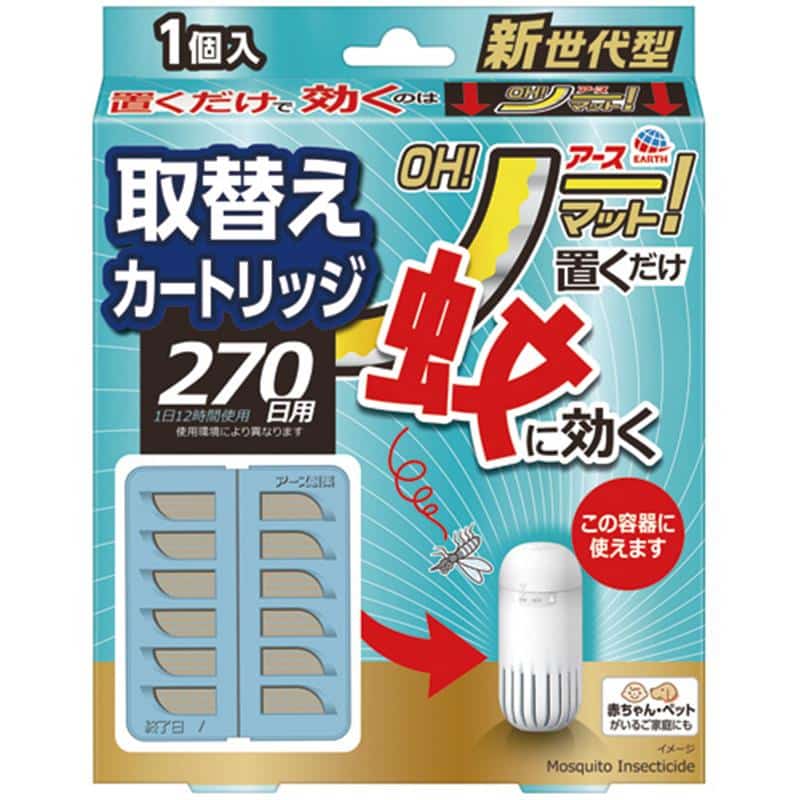アース製薬 アース OH!ノーマット 取替え 270日用 1個 （ご注文単位1個）【直送品】