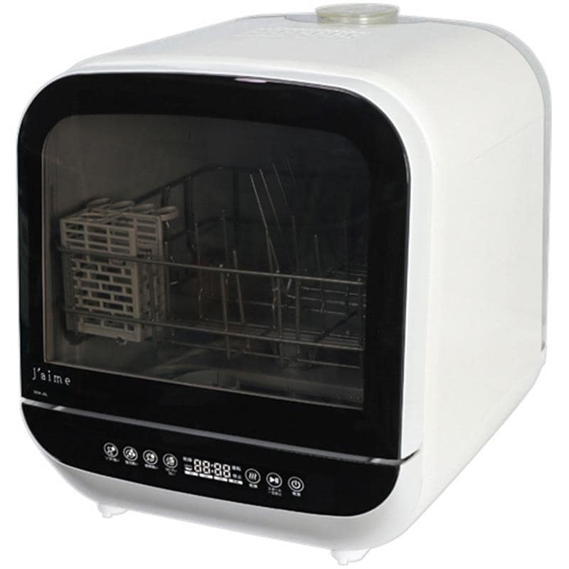 エスケイジャパン 着脱型タンク食器洗い乾燥機 ホワイト SJM-DW6A(W) 1台 （ご注文単位1台）【直送品】