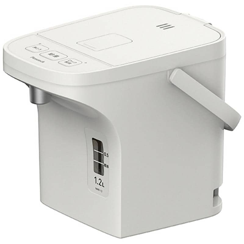 ピーコック 電気ポット(電動給湯式) 早沸きタイプ 1.2L アッシュホワイト WMR-12 1台 （ご注文単位1台）【直送品】