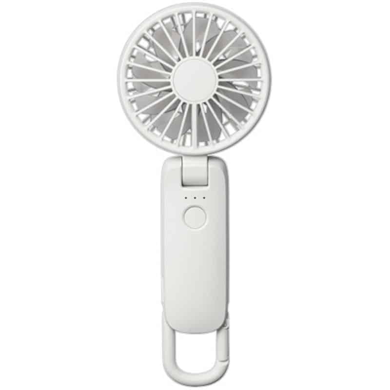 リズム ハンディ扇風機 Silky Wind Mobile 4 ライトグレー 9ZF042RH08 1台 （ご注文単位1台）【直送品】