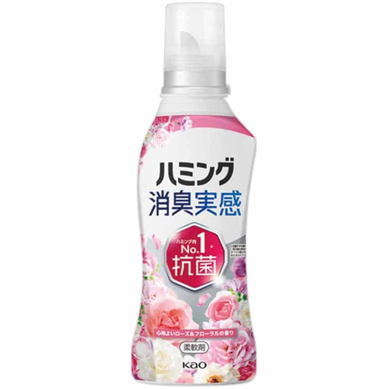 花王 ハミング 消臭実感 ローズ&フローラルの香り 本体 510g 1本 （ご注文単位1本）【直送品】