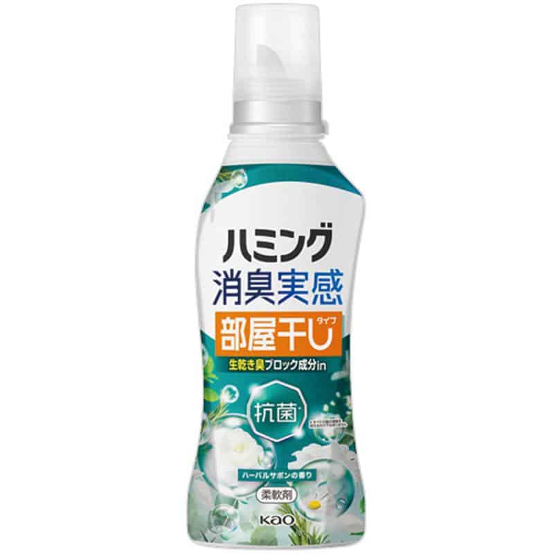 花王 ハミング 消臭実感 部屋干しタイプ ハーバルサボンの香り 本体 500g 1本 （ご注文単位1本）【直送品】