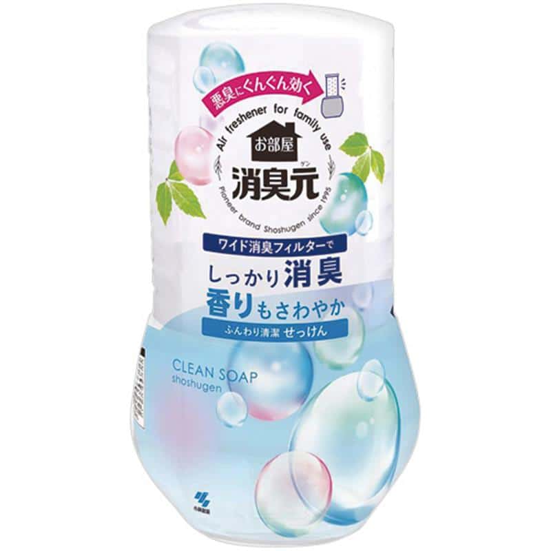 小林製薬 お部屋の消臭元 ふんわり清潔せっけん 1セット(3本) （ご注文単位1セット）【直送品】