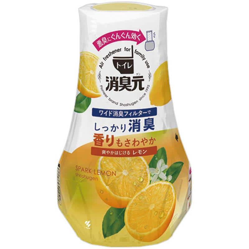 小林製薬 トイレの消臭元 爽やかはじけるレモン 1セット(3本) （ご注文単位1セット）【直送品】