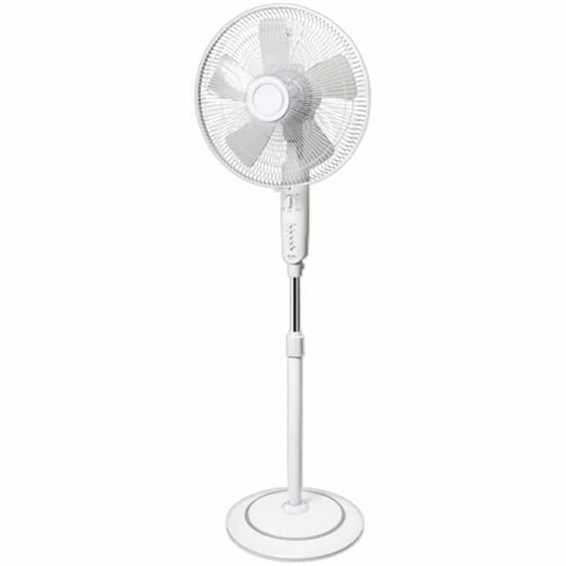 千住 TEKNOS 40cm フロアーメカ(ボタン式)扇風機 ホワイト KI-F401 1台 (ご注文単位1台)【直送品】