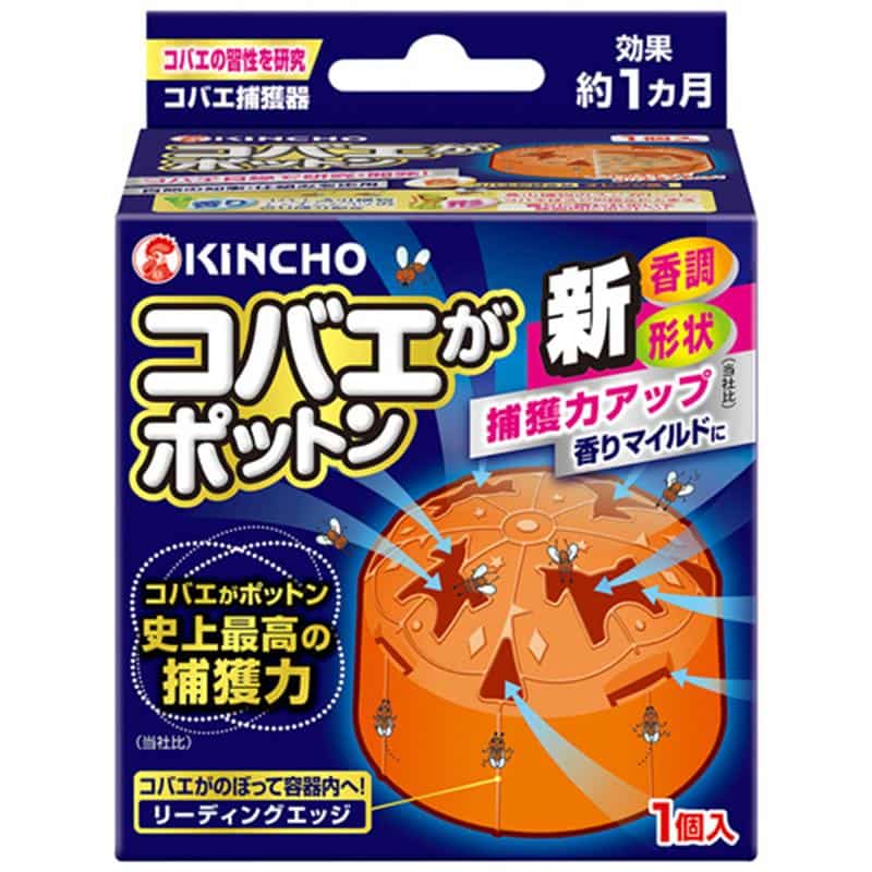 大日本除蟲菊 KINCHO コバエがポットン 置くタイプ 1箱 (ご注文単位1箱)【直送品】