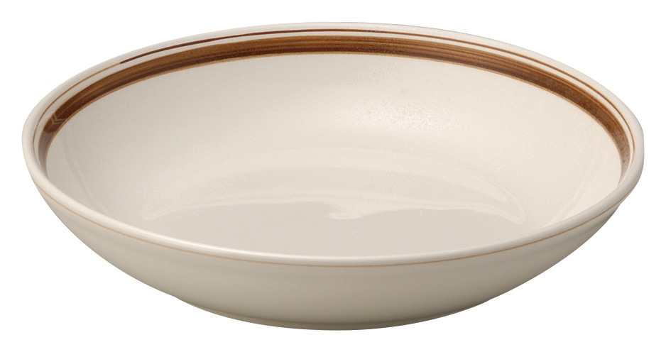 山万 カントリーサイド ダークブラウン 22.5cmパスタボウル 1個(ご注文単位1個)【直送品】