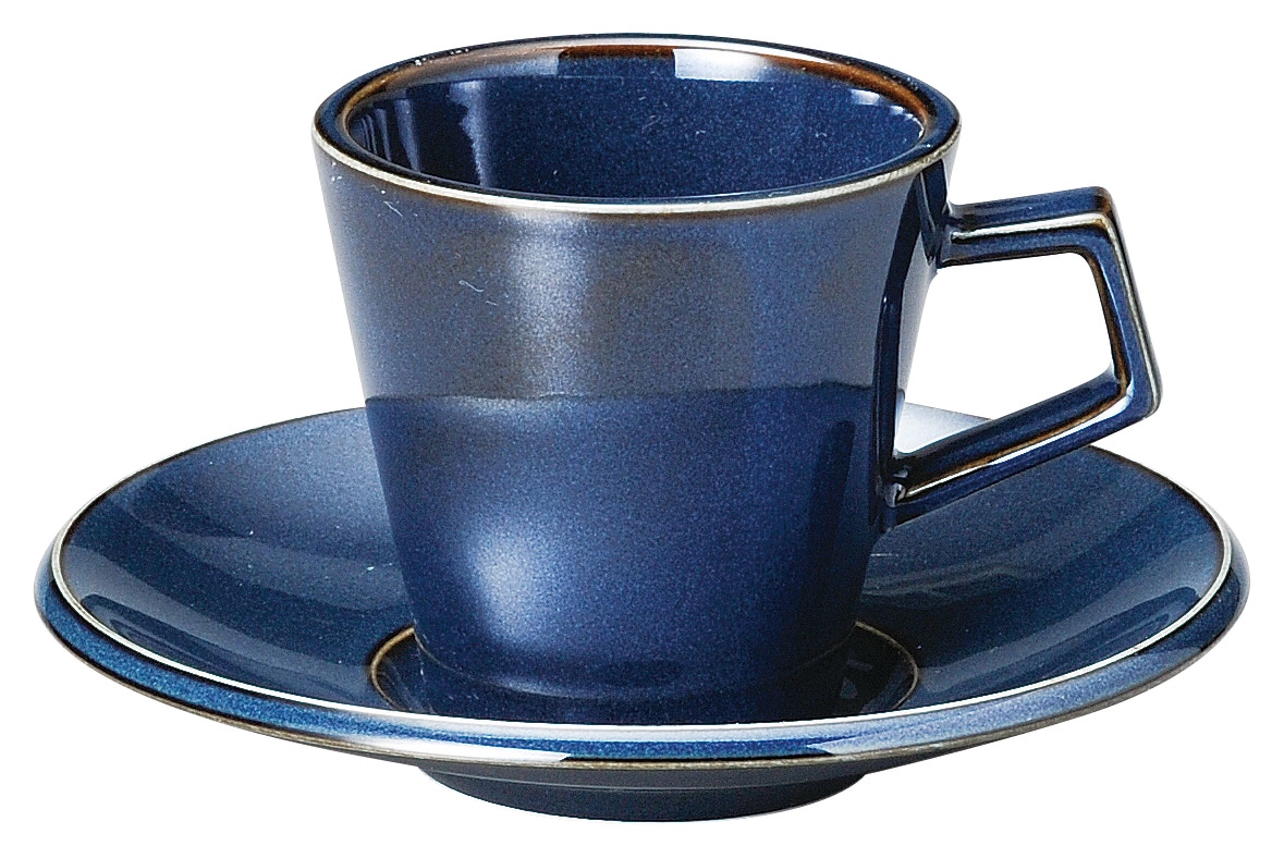 山万 スパダ　スカンジナビアンブルー　コーヒーソーサー※ソーサー単品のみ 1個（ご注文単位1個）【直送品】
