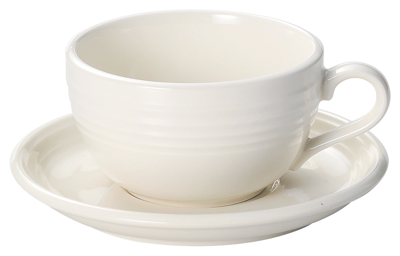 山万 オービット クラシックアイボリー ラテカップ ※カップ単品のみ1個(ご注文単位1個)【直送品】