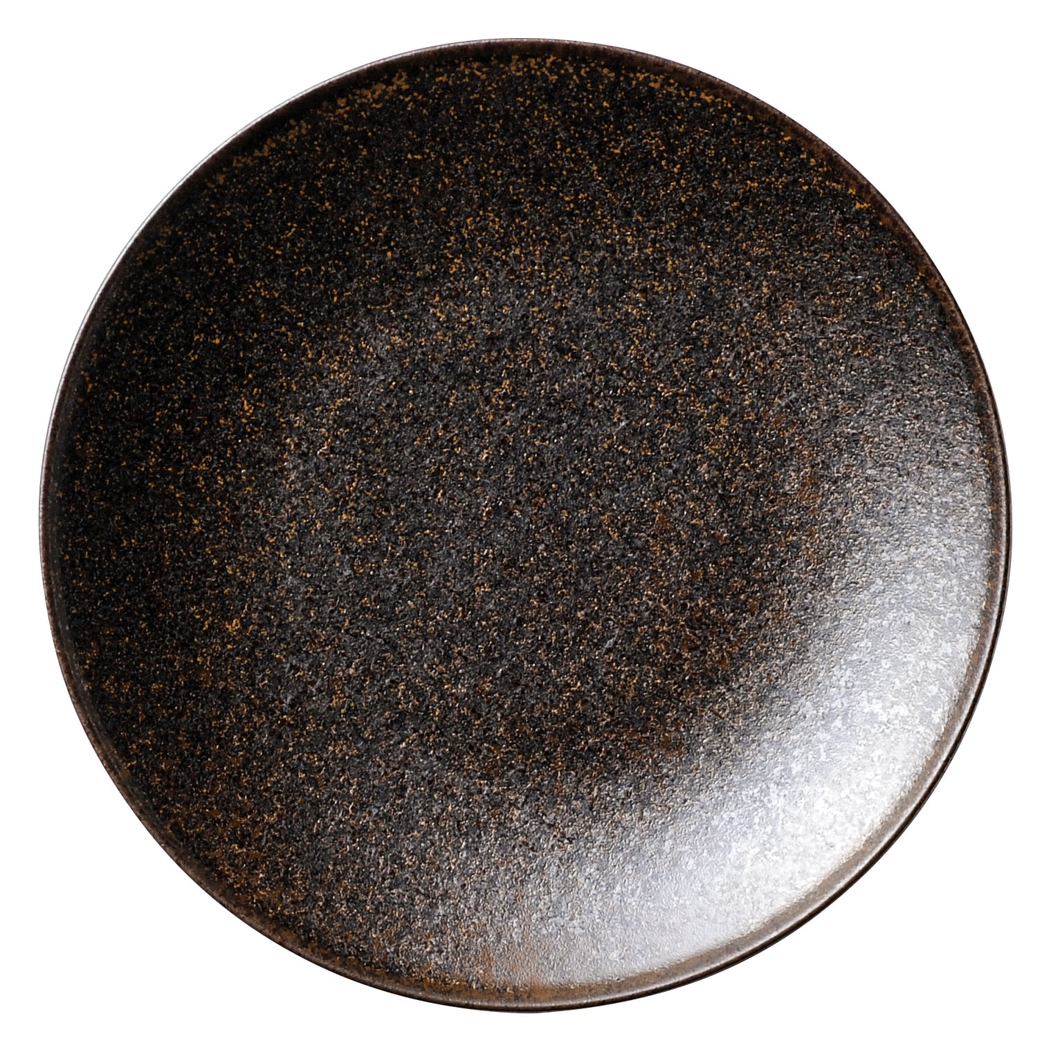 山万 フィノ クリスタルブラウン 19.5cmプレート 1個(ご注文単位1個)【直送品】