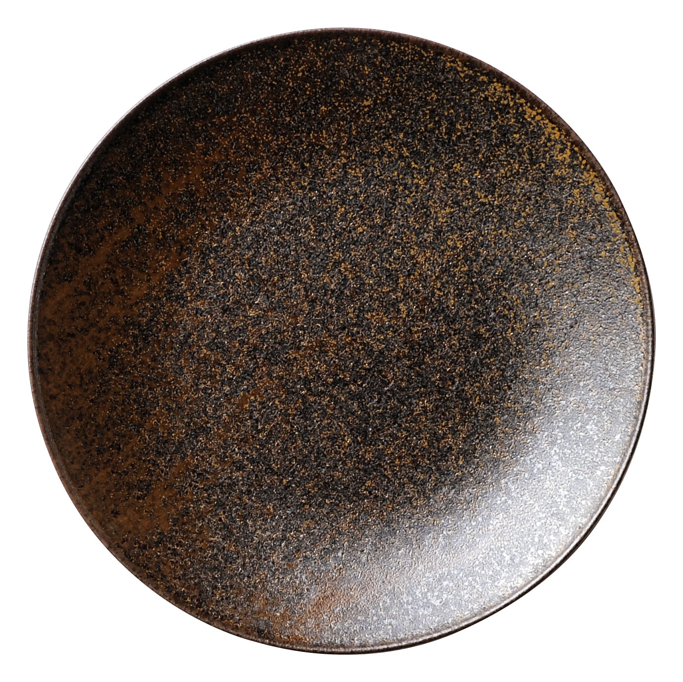 山万 フィノ クリスタルブラウン 17.5cmプレート 1個(ご注文単位1個)【直送品】