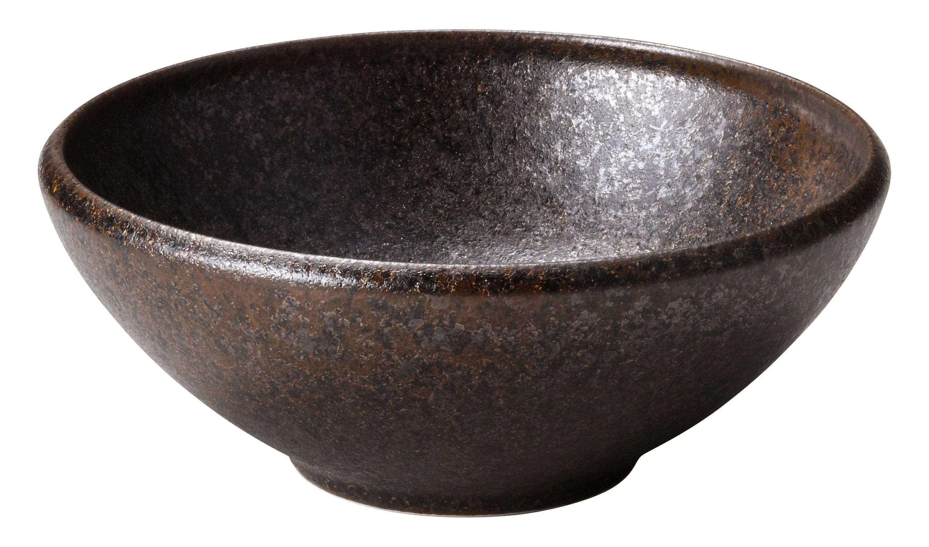 山万 フィノ クリスタルブラウン 14cmボウル 1個(ご注文単位1個)【直送品】
