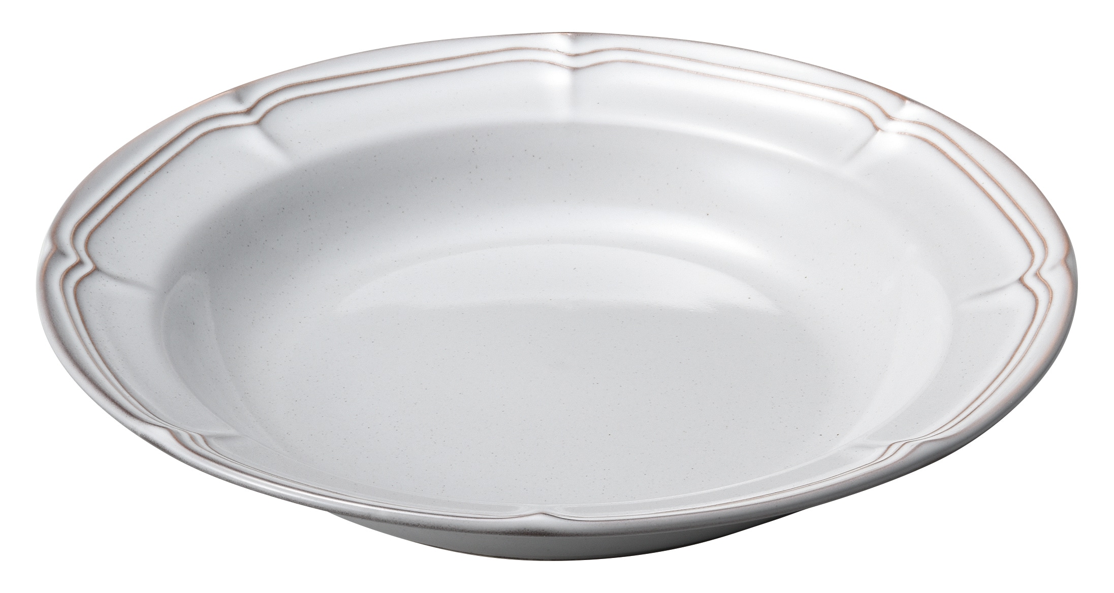 山万 ラフィネ スモークホワイト 25.5cmパスタボウル 1個(ご注文単位1個)【直送品】