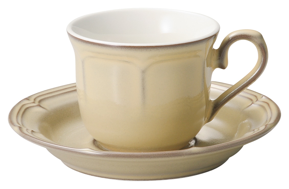 山万 ラフィネ　シナモンベージュ　コーヒーカップ ※カップ単品のみ 1個（ご注文単位1個）【直送品】