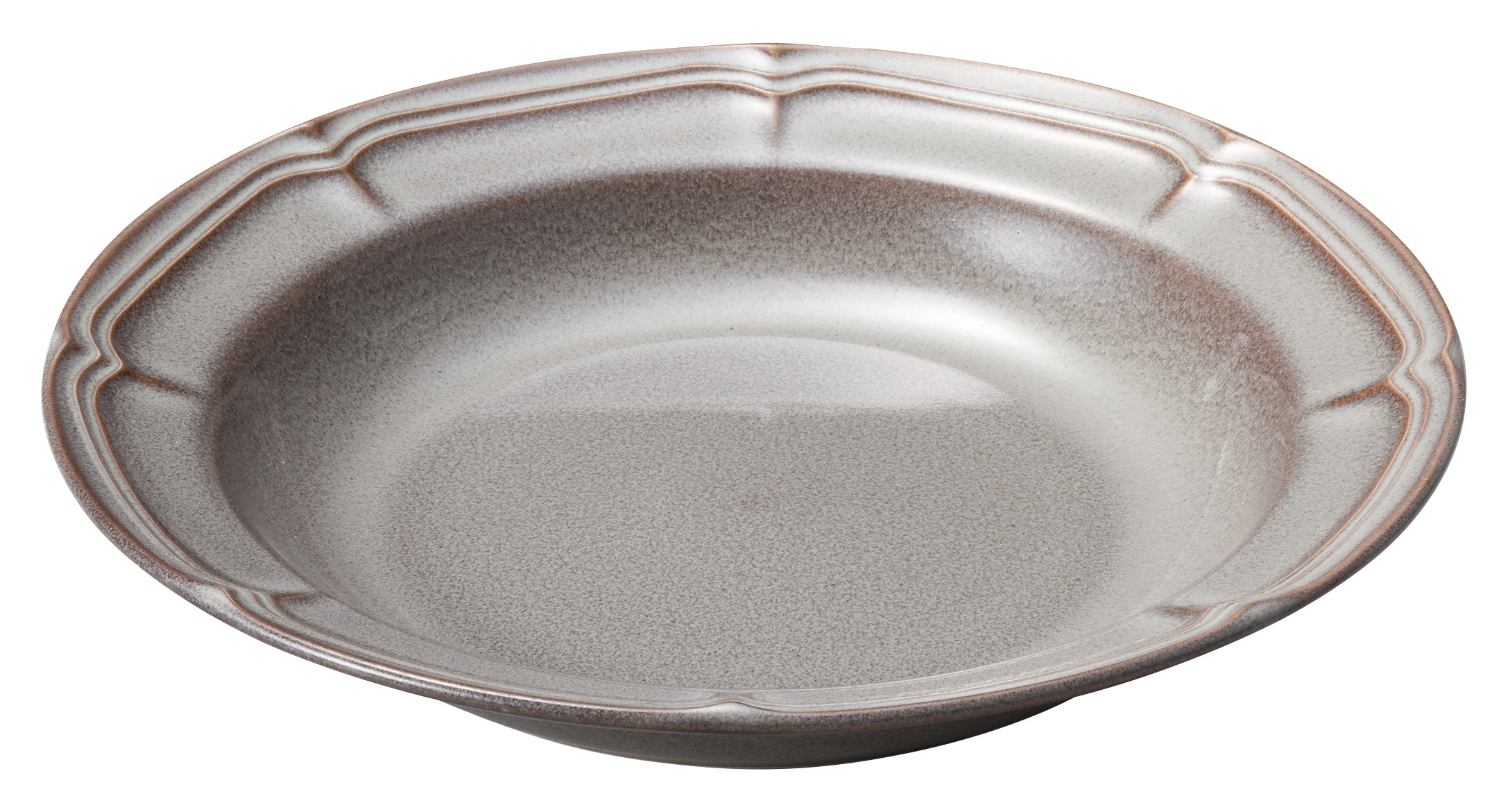 山万 ラフィネ ストームグレー 25.5cmパスタボウル 1個(ご注文単位1個)【直送品】