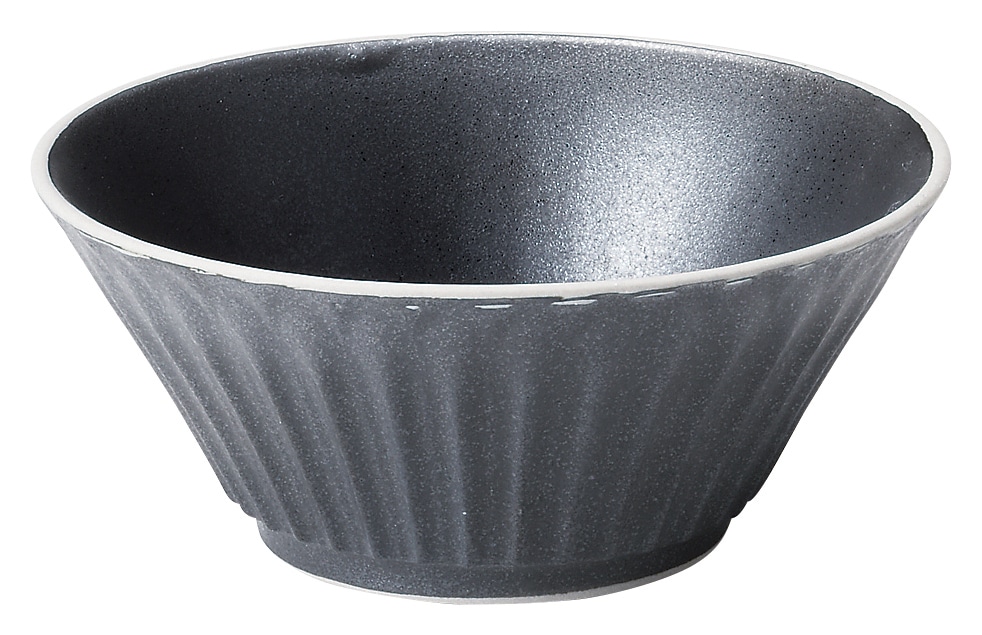 山万 ストーリア　クリスタルブラック　12cmボウル 1個（ご注文単位1個）【直送品】