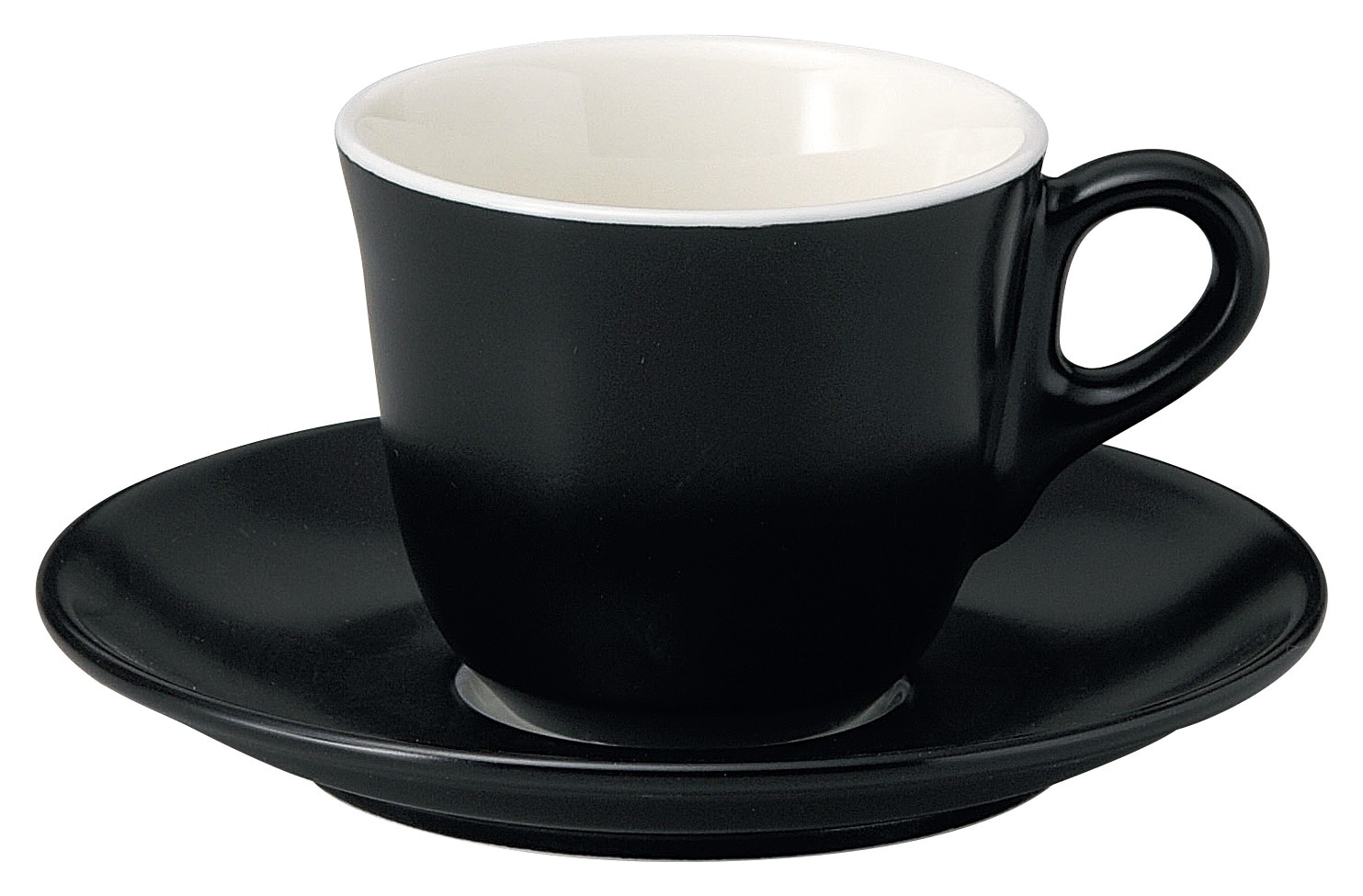 山万 マーレ　ブラック　コーヒーカップ ※カップ単品のみ 1個（ご注文単位1個）【直送品】
