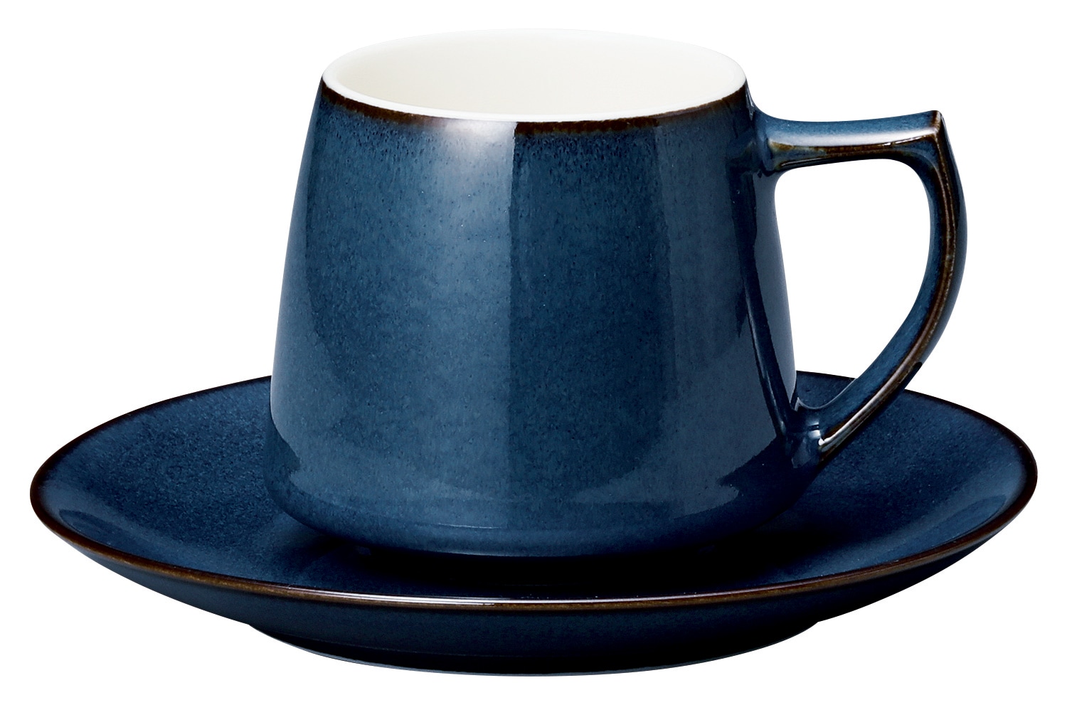 山万 フィーヌ ディープブルー コーヒーカップ ※カップ単品のみ 1個(ご注文単位1個)【直送品】