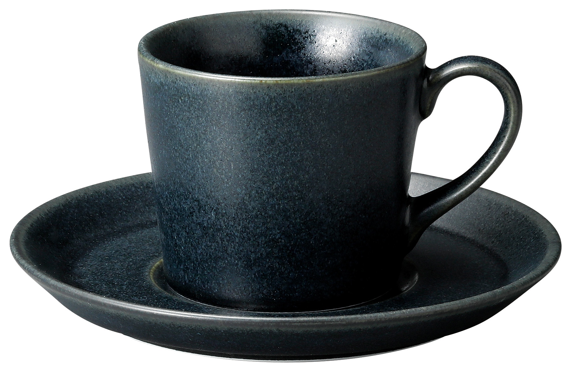 山万 パシオン オニキスブルー コーヒーソーサー※ソーサー単品のみ 1個(ご注文単位1個)【直送品】