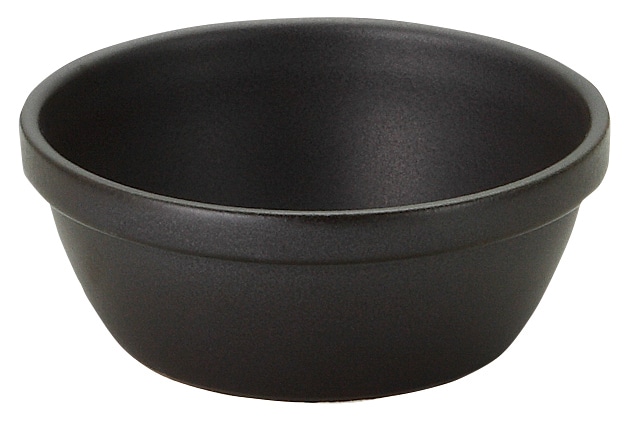 山万 直火用 スタック10cm深ボウル ブラック 1個(ご注文単位1個)【直送品】