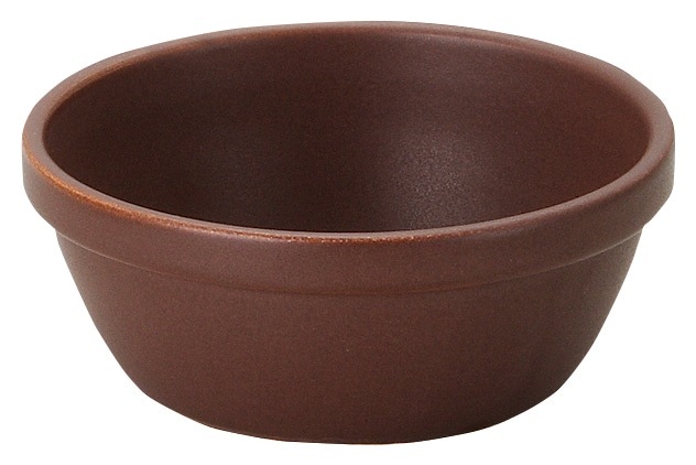 山万 直火用 スタック10cm深ボウル ブラウン 1個(ご注文単位1個)【直送品】