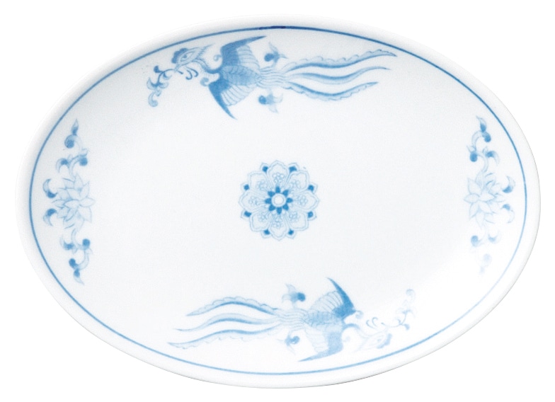 山万 鳳凰　8”プラター 1個（ご注文単位1個）【直送品】