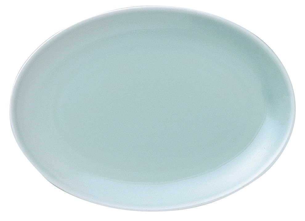 山万 青彩（水面）　9”プラター 1個（ご注文単位1個）【直送品】