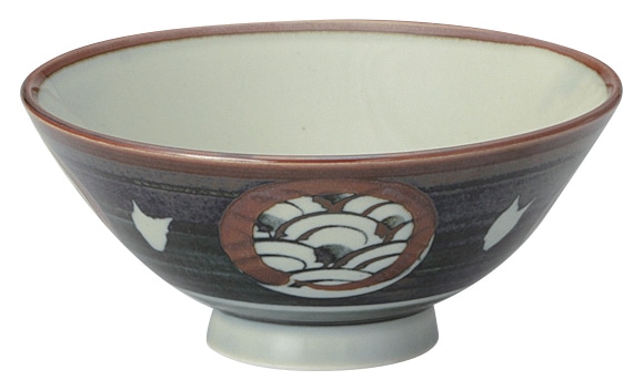 山万 錆丸紋　鯛茶　身 1個（ご注文単位1個）【直送品】