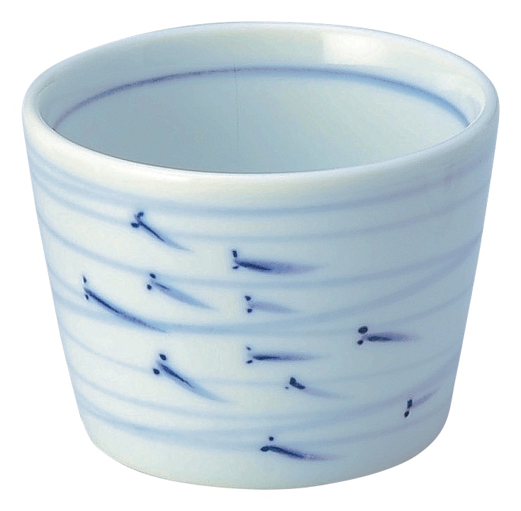 山万 めだか　切立そば猪口 1個（ご注文単位1個）【直送品】