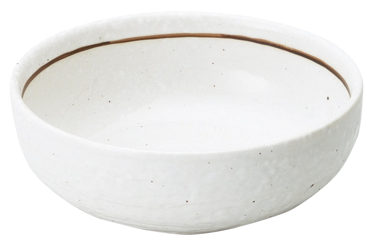 山万 粉引ライン 石目5.5ボウル 1個(ご注文単位1個)【直送品】