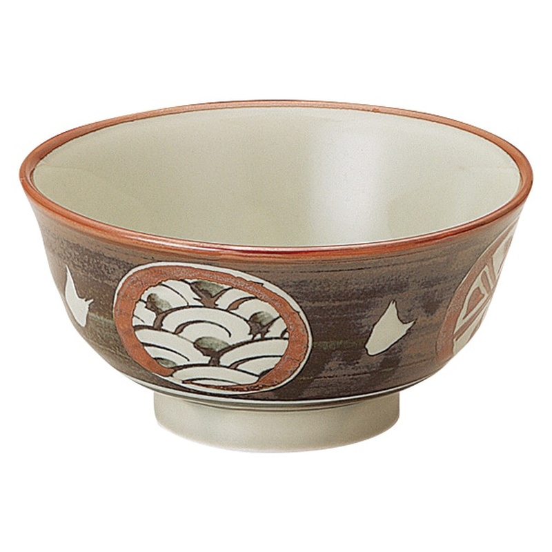 山万 錆丸紋　深口5.0丼 1個（ご注文単位1個）【直送品】